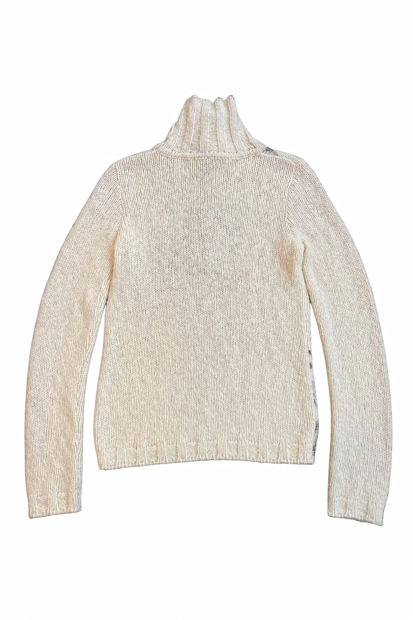 WALTER VAN BEIRENDONCK DEER EMBROIDERED SWEATER