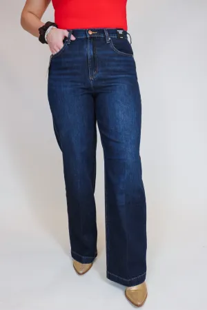 Women's Highly Desirable High Rise Trouser Leg Jeans By Silver