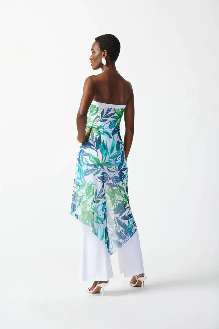 Women's Joseph Ribkoff | Tropical Print Jumpsuit | Vanilla Multi